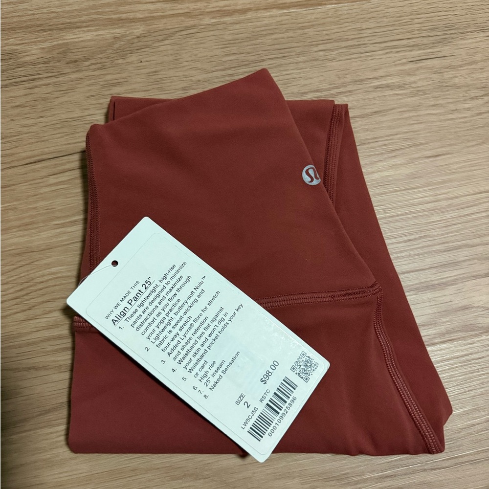 lululemon athletica Men’s Rust-Red Jogger Tights